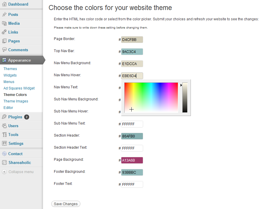 How to Easily Change Your Header Image and Website Colors | TurnkeyPages