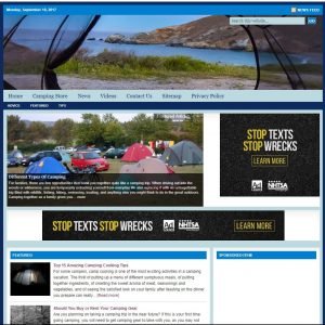 PreBuilt Camping Niche Website