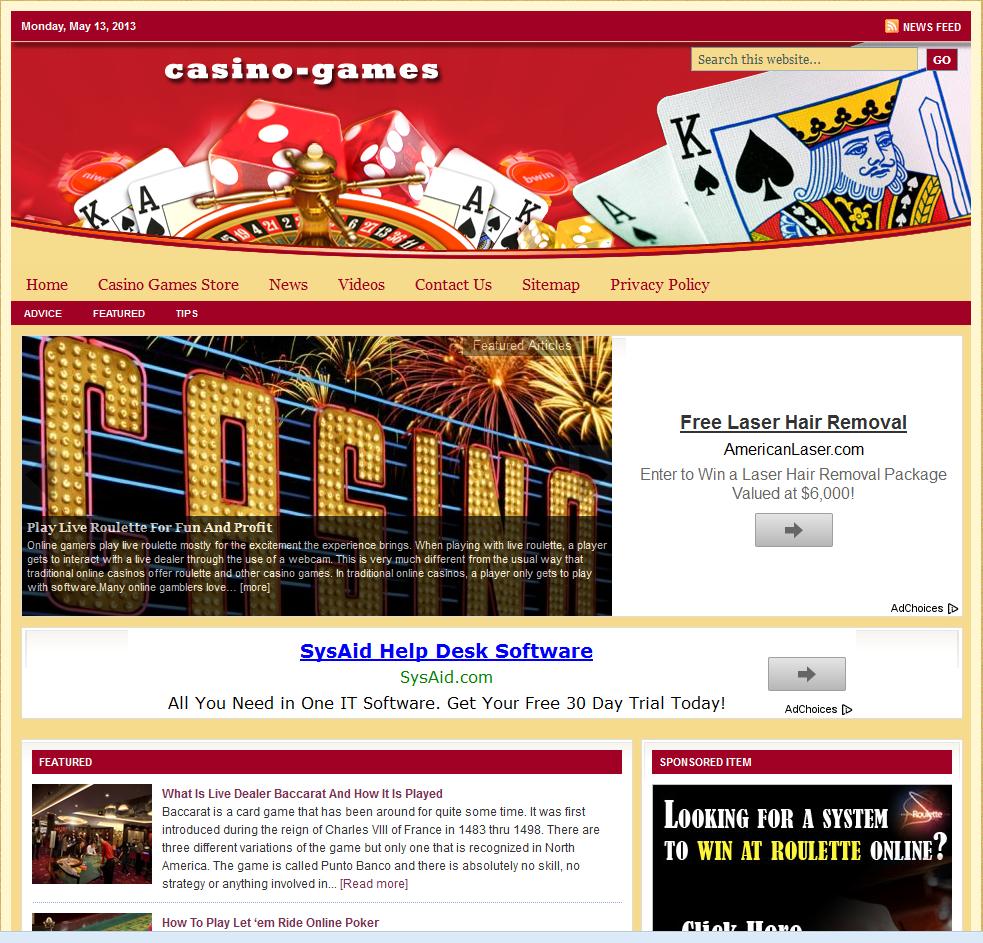 games to play at casino