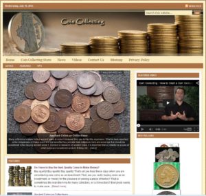 Coin Collecting Niche Website