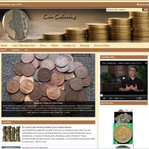 PreBuilt Coin Collecting Niche Website