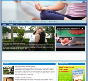 PreBuilt Yoga Niche Website